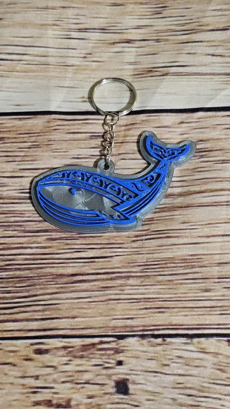 Custom Keychain - Personalized 3D printed keychain